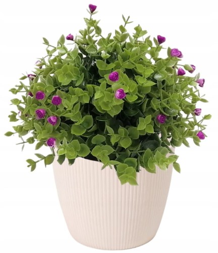 Doniczka osłonka plastikowa jasny beż 16 cm Magnolia Jumper