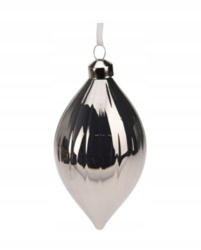 Bombka choinkowa szklana 8 cm dekoracyjna świąteczna