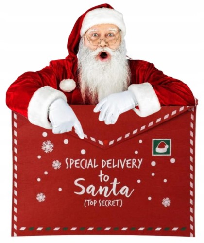 Koperta filcowa na listy do Św. Mikołaja 50x38,5 cm 