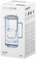 Dzbanek filtrujący szklany Aquaphor 2,5 l + 1 wkład Maxfor+ Mg Szary