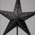 Lampka biurkowa gwiazda 45x13x70cm stołowa czarna