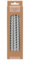 Zestaw 10 świec stołowych 20cm zakręcane cienkie