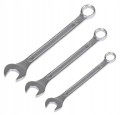 Klucz płasko-oczkowy 3 sztuki komplet kluczy stalowych 8mm, 10mm, 13mm