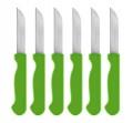 Zestaw 6 noży kuchennych do warzyw