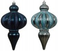 Bombka choinkowa 8,6x15,5cm Zawieszka plastikowa 1 szt