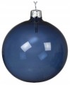 Szklana bombka na choinkę 8cm transparentna 1szt