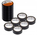 Taśma izolacyjna czarna PVC 6szt 17mm