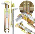 Rygiel ze sprężyną 18cm zasuwa do bramy