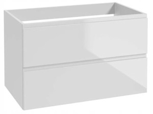 Szafka łazienkowa biała 80x50 wisząca bez blatu pod umywalkę komoda Modus