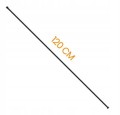 Wąż prysznicowy czarny 120cm stożkowy do wanny natryskowy
