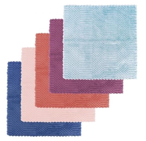 Zestaw ściereczek z mikrofibry 5szt. mix kolorów 