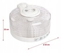 Suszarka do grzybów owoców warzyw mięsa 400W 5 sit 33cm