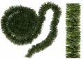 Świąteczny łańcuch choinkowy zielony dekoracyjny 7x270cm