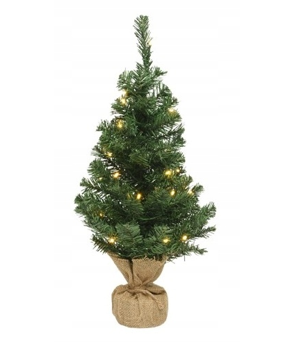 Drzewko świąteczne LED choinka w jucie 75 cm