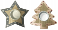 Świecznik świąteczny na tealight 13 cm