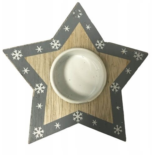 Świecznik świąteczny na tealight 13 cm