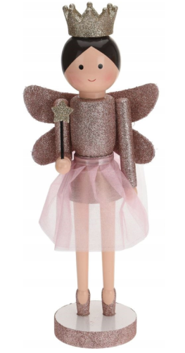 Anioł figurka świąteczna drewniana 36 cm