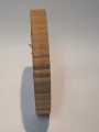 Figurka świąteczna drewniana z reniferem srebrna 2x14,4cm