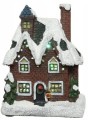 Figurka świąteczna LED dekoracyjna domek 12 cm