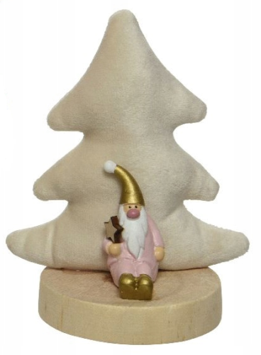 Figurka pluszowa świąteczna Święty Mikołaj 12 cm