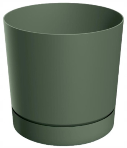 Doniczka z podstawką zielona pinia 11 cm Tubo