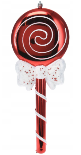 Zawieszka świąteczna na choinkę lizak nietłukąca 33 cm 1szt