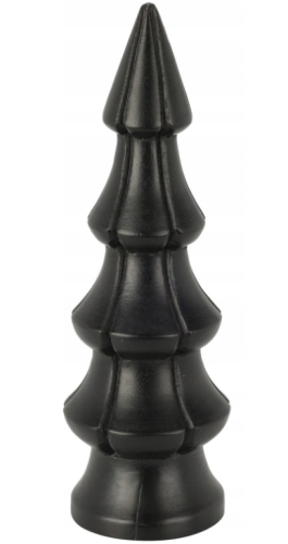 Choinka figurka świąteczna drewniana czarna 24cm 1szt