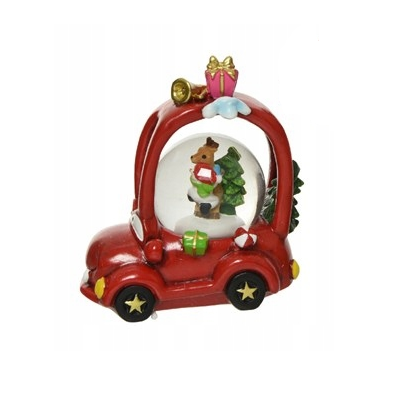 Figurka świąteczna samochodzik 9,5 cm