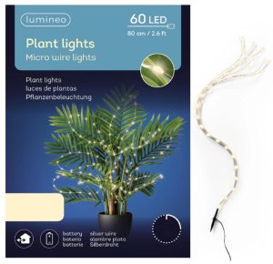 Lampki świąteczne na kwiaty LED ozdobne 80 cm