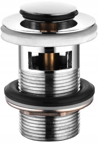 Korek klik-klak do umywalki z przelewem okrągły