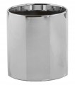 Osłonka ceramiczna srebrna walec 20 cm