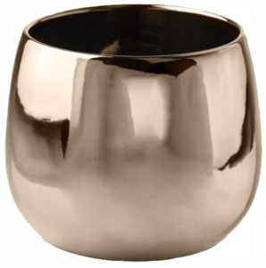 Osłonka ceramiczna złota kula 15 cm