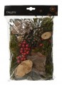 Ozdoba naturalna świąteczna 0,15g Mix jagód mchu i plastrów pomarańczy