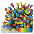 Lampki choinkowe 5M 100 LED cherry wielokolorowe