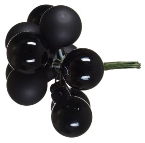 Wiązka 10 mini bombek szklanych 2cm świątecznych 