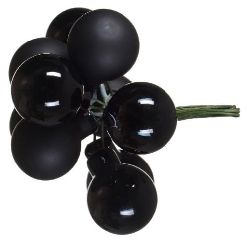 Wiązka 10 mini bombek szklanych 2cm świątecznych 