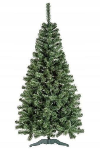 Choinka sztuczna jodła ze stojakiem 220cm zielona