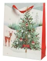 Torebka na prezenty papierowa świąteczna 42 cm