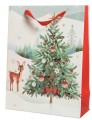 Torebka na prezenty papierowa świąteczna 32 cm