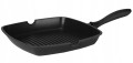 Patelnia grillowa 28cm Nieprzywierająca do grillowania Czarna