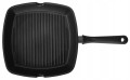 Patelnia grillowa 28cm Nieprzywierająca do grillowania Czarna