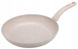 Patelnia do smażenia nieprzywierająca 26cm beżowa Granita 