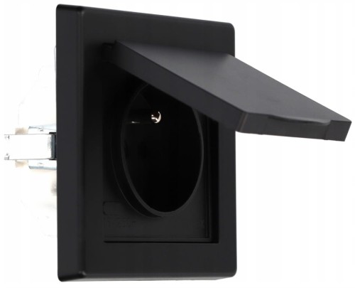 Gniazdo wtyczkowe pojedyncze z uziemieniem IP44 zewnętrzne hermetyczne