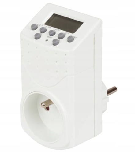 Programator czasowy cyfrowy 20 Programów 2000W