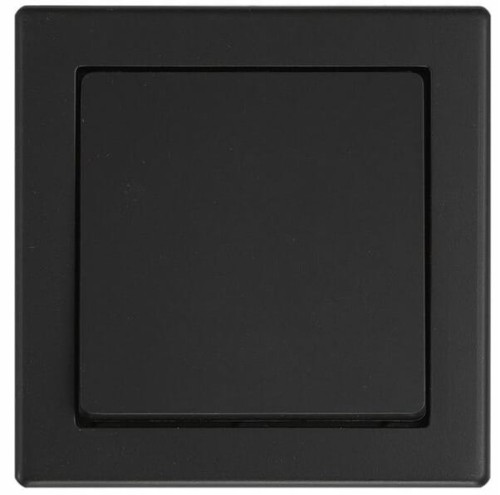 Wyłącznik zwierny dzwonkowy 250V 10A IP20  podtynkowy Czarny mat