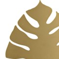 Kinkiet w kształcie liścia 35x39 monstera metalowa złota 3xG9