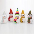 Figurka dekoracyjna świąteczna bałwan LED 15cm