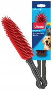 Vileda Pet Pro Szczotka elektrostatyczna do zamiatania sierści i włosów