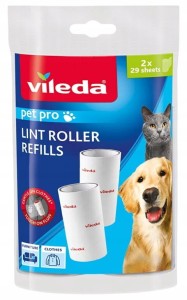 Vileda Zestaw 2 wkładów do rolki do usuwania sierści włosów 