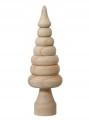 Figurka drewniana w kształcie choinki 15cm Minimalistyczna świąteczna